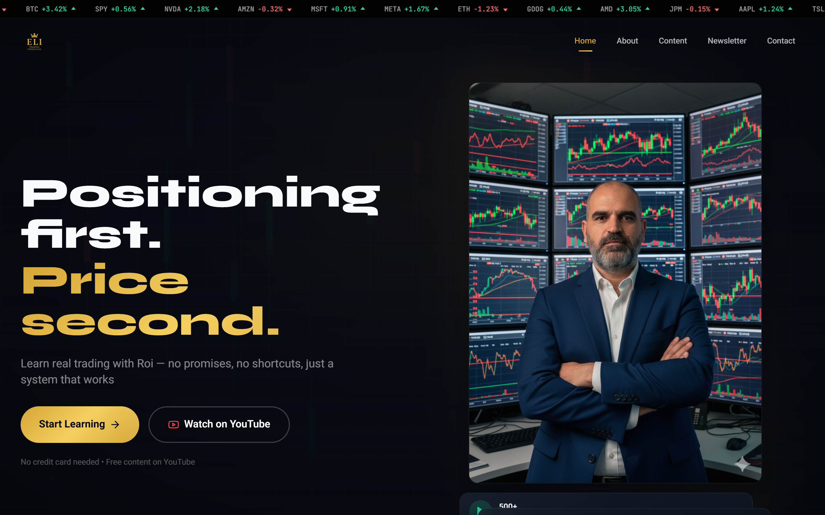 Eli Trading Strategies - תוכן וקורסים