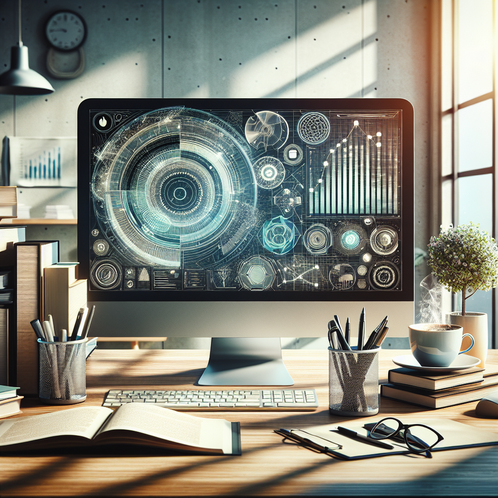 תמונה: Workspace הכולל כלים דיגיטליים של Google, אדם מבצע בדיקה ב־Google Analytics